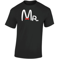 Mr. Tie Retro Graphic Unisex Soft Cotton Black T Shirt