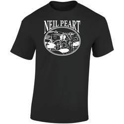 Neil Peart Rush Retro Graphic Unisex Soft Cotton Black T Shirt