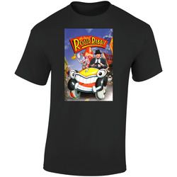 Who Framed Roger Rabbit Cool 80's Comedy Vintage Classic Movie  Fan Retro Graphic Unisex Soft Cotton Black T Shirt