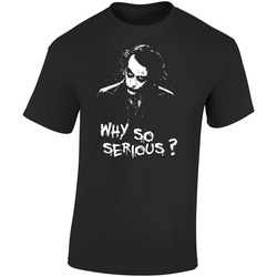 Joker Why So Serious Black Retro Graphic Unisex Soft Cotton Black T Shirt