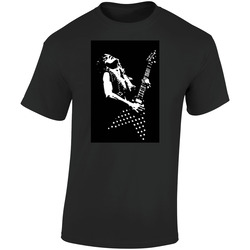 Randy Rhoads rock concert (2).jpg Retro Graphic Unisex Soft Cotton Black T Shirt
