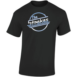 The Strokes Music Group Retro Graphic Unisex Soft Cotton Black T Shirt