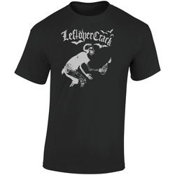 Leftover Crack Punk Rock Retro Graphic Unisex Soft Cotton Black T Shirt