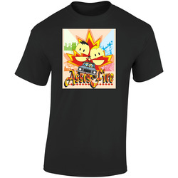 South Park Terrance And Phillip Of Fire Retro Graphic Unisex Soft Cotton Black T Shirt