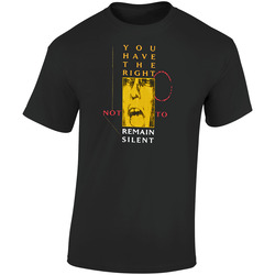 Aclu Vintage J Cole You Have The Right To Remain Silent Retro Graphic Unisex Soft Cotton Black T Shirt