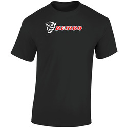 Dodge Demon Challenger Srt 2017 New Muscle Car Logo Black Retro Graphic Unisex Soft Cotton Black T Shirt