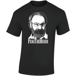 Saul Berenson Homeland Fear The Beard Retro Graphic Unisex Soft Cotton Black T Shirt