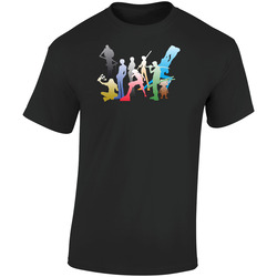 One Piece Anime Manga Characters Retro Graphic Unisex Soft Cotton Black T Shirt