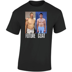Mac Jones Future Goat Retro Graphic Unisex Soft Cotton Black T Shirt