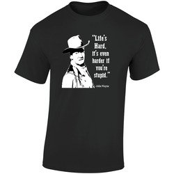 Life Hard Retro Graphic Unisex Soft Cotton Black T Shirt