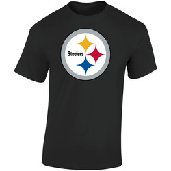 Pittsburgh Steelers Retro Graphic Unisex Soft Cotton Black T Shirt