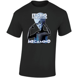 Megamind Animated Movie 2011 Retro Graphic Unisex Soft Cotton Black T Shirt