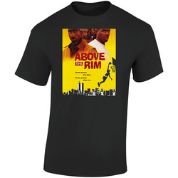 Above The Rim Movie Retro Graphic Unisex Soft Cotton Black T Shirt