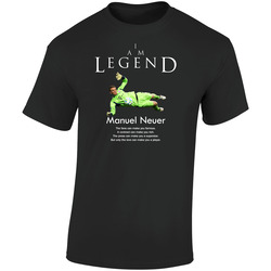 Manuel Neuer Germany Legend Soccer Futbol Retro Graphic Unisex Soft Cotton Black T Shirt