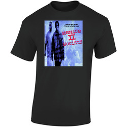 Menace Ii Society Retro Graphic Unisex Soft Cotton Black T Shirt