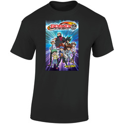 Beyblade Anime Movie And Tv Show Retro Graphic Unisex Soft Cotton Black T Shirt