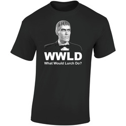 What Would Lurch Do Addams Family Retro Graphic Unisex Soft Cotton Black T Shirt