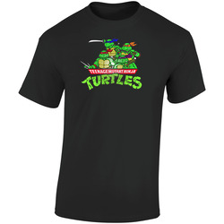 Retro 80's Vintage Teenage Mutant Ninja Turtles Cool Retro Graphic Unisex Soft Cotton Black T Shirt