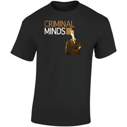 Criminal Minds Spencer Reid Tv Retro Graphic Unisex Soft Cotton Black T Shirt