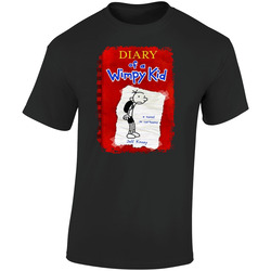 Diary Of A Wimpy Kid Kids Movie Halloween Costume Retro Graphic Unisex Soft Cotton Black T Shirt