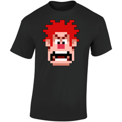 Wreck It Ralph Retro Graphic Unisex Soft Cotton Black T Shirt