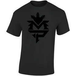 Manny Pacquiao Boxing Crest Boxer Retro Graphic Unisex Soft Cotton Black T Shirt