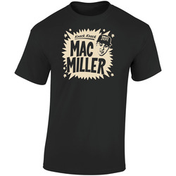 Mac Miller Knock Knock Retro Graphic Unisex Soft Cotton Black T Shirt