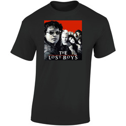 The Lost Boys 80s Horror Classic Movie Retro Graphic Unisex Soft Cotton Black T Shirt