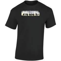 Band Of Brothers Tv Show Retro Graphic Unisex Soft Cotton Black T Shirt
