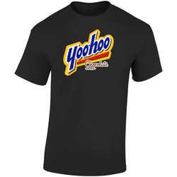 Yoohoo Chocolate Drink American Made Whey Chocolate Drink Retro Graphic Unisex Soft Cotton Black T Shirt