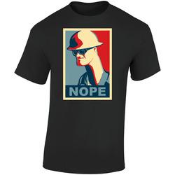 Team Fortress 2 Nope Engineer Funny Retro Graphic Unisex Soft Cotton Black T Shirt