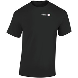 Umbrella Corporation Small Light Retro Graphic Unisex Soft Cotton Black T Shirt