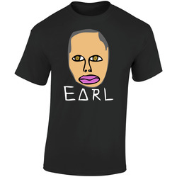 Earl Tee Retro Graphic Unisex Soft Cotton Black T Shirt