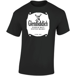 Glenfiddich Rare Collection Scotch Whiskey Alcohol Retro Graphic Unisex Soft Cotton Black T Shirt