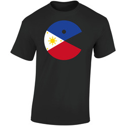 Manny Pacquiao Philippines Flag Retro Graphic Unisex Soft Cotton Black T Shirt