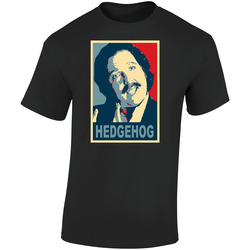 Ron Jeremy Hedgehog Retro Graphic Unisex Soft Cotton Black T Shirt