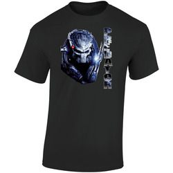 Predator Alien Movie Retro Graphic Unisex Soft Cotton Black T Shirt