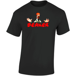 The Muppets Beaker Funny Retro Graphic Unisex Soft Cotton Black T Shirt