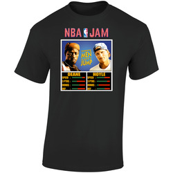 Nba Jam White Men Can't Jump 90s Movie Fan Retro Graphic Unisex Soft Cotton Black T Shirt