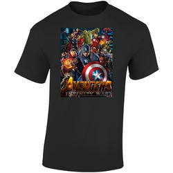 The Movie 2018 Avengers Infinity War Retro Graphic Unisex Soft Cotton Black T Shirt