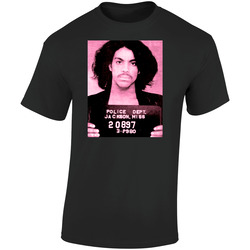 Febri-candra 187 Black Men Retro Graphic Unisex Soft Cotton Black T Shirt