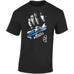 Fast And The Furious New Model Movie Retro Graphic Unisex Soft Cotton Black T Shirt