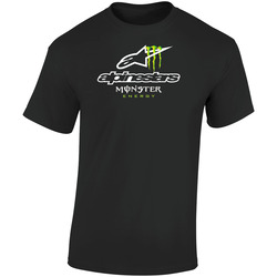 Alpinestars Me Sport Logo Black Retro Graphic Unisex Soft Cotton Black T Shirt