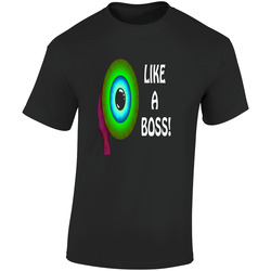 Jack Septic Eye Like A Boss Retro Graphic Unisex Soft Cotton Black T Shirt