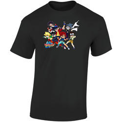 Beyblade G-revolution Team Of Good Guys Retro Graphic Unisex Soft Cotton Black T Shirt