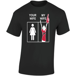 Atlanta Falcons T Shirt Sports Football Tee Your Wife My Wife Funny Sporting Apparel Graphic Unisex Apparel Retro Graphic Unisex Soft Cotton Black T Shirt