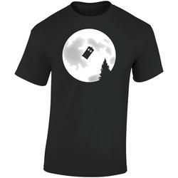 Dr Phone Home Retro Graphic Unisex Soft Cotton Black T Shirt