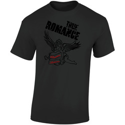 True Romance Retro Graphic Unisex Soft Cotton Black T Shirt