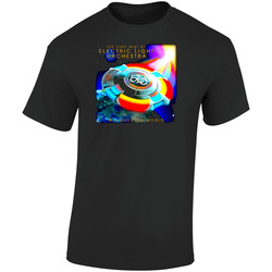 Elo Electric Light Orchestra Rock Music Retro Graphic Unisex Soft Cotton Black T Shirt