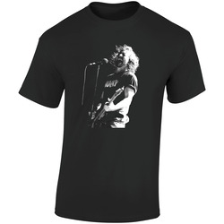 Eddie Vedder Guitar Music Retro Graphic Unisex Soft Cotton Black T Shirt